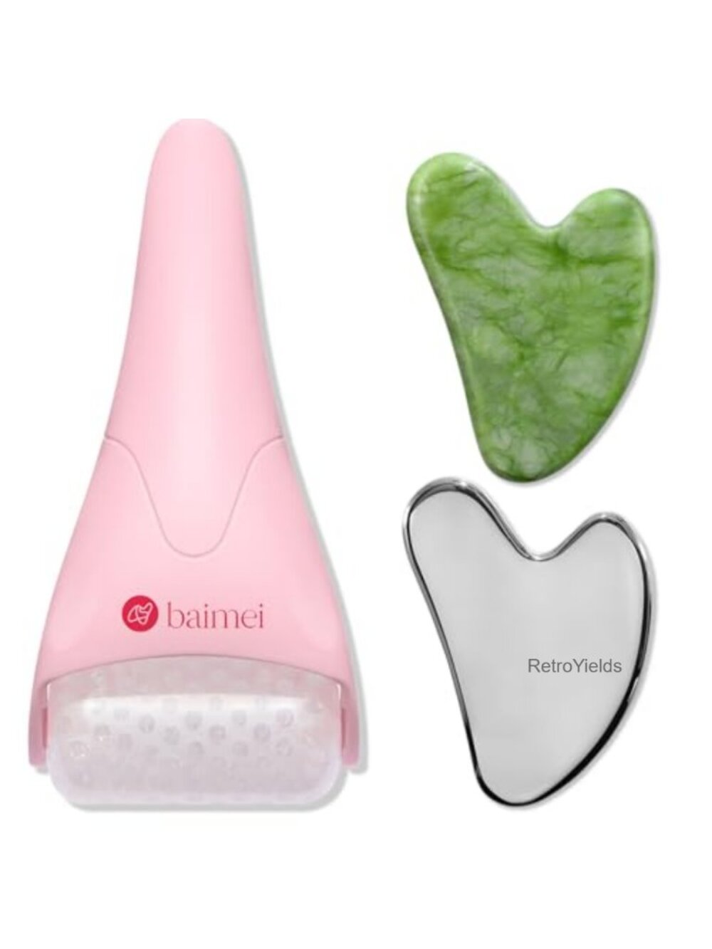 Ice Roller and Gua Sha Set for Radiant Skin